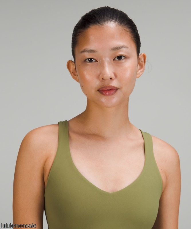 Lululemon Damen DELULU143 | Bronze Grün Align Tank Top